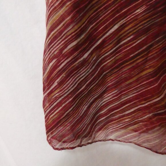 Unbranded | OS | Elegant Earthy Toned Sheer Scarf - Picture 7 of 14